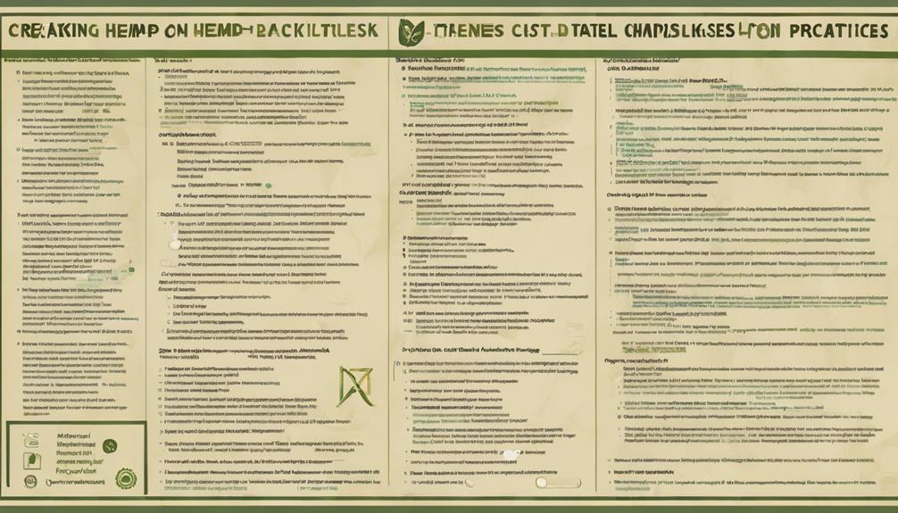hemp business compliance guidelines