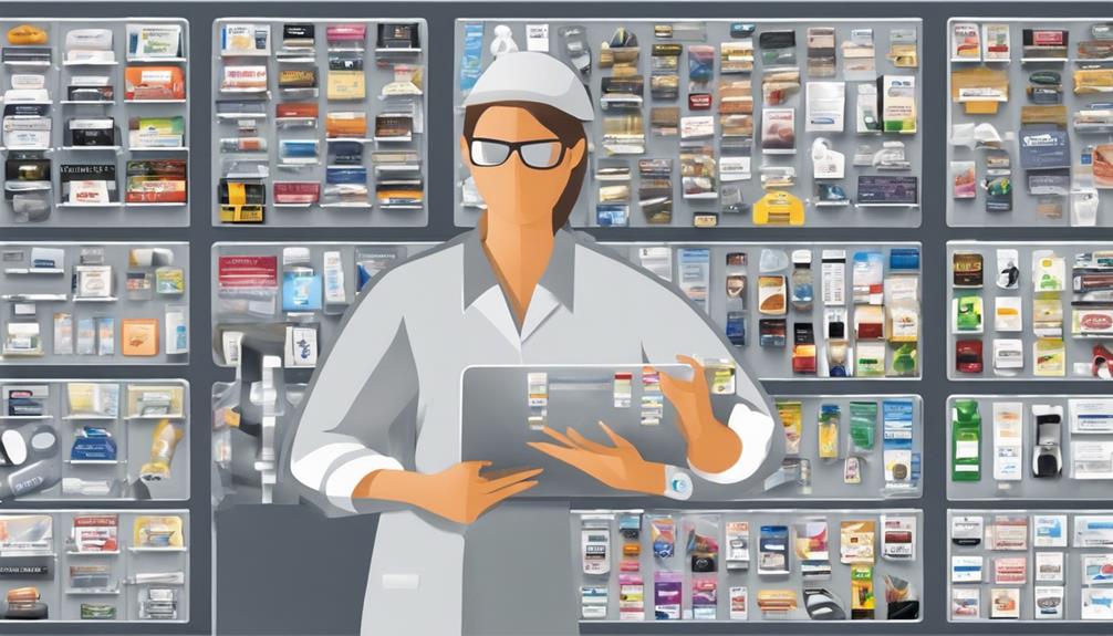 selecting types of goods