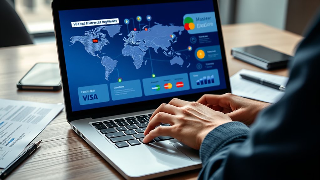 visa mastercard network regulations