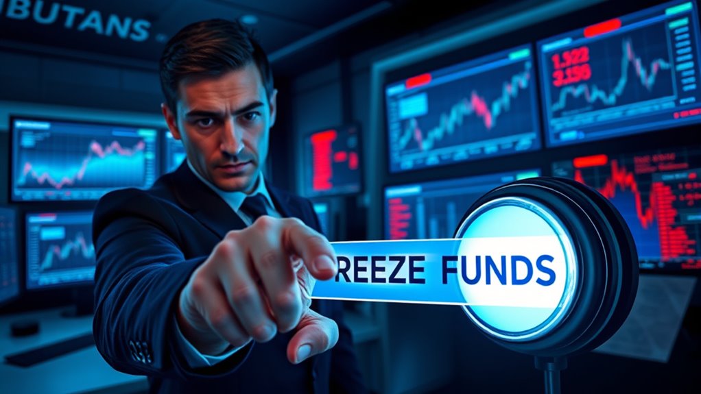 funds frozen for stability