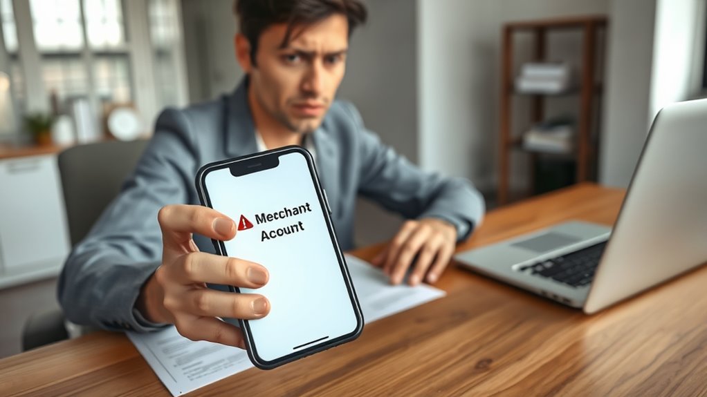 resolve merchant account rejection