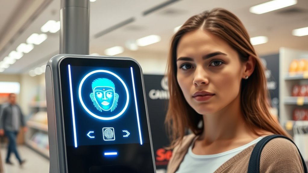 secure fast biometric shopping