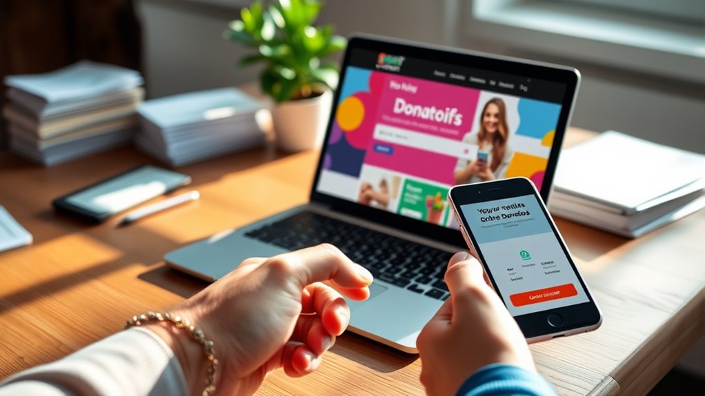 simplify online donation process