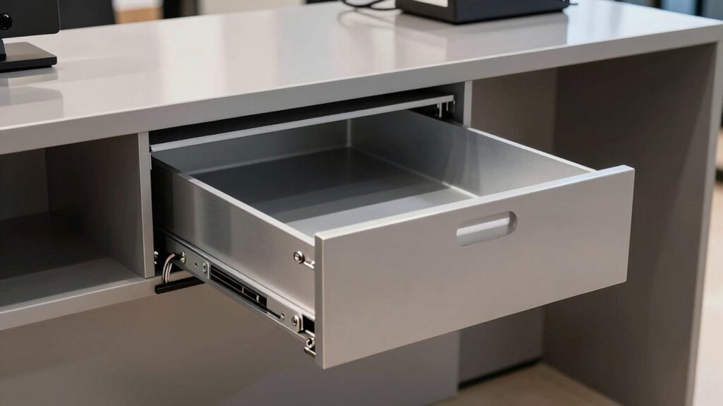secure compatible cash drawer installation