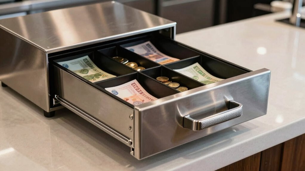 secure ergonomic cash handling