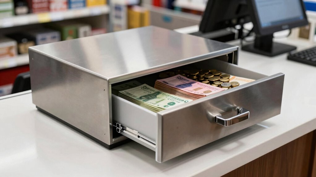 secure ergonomic durable cash drawers
