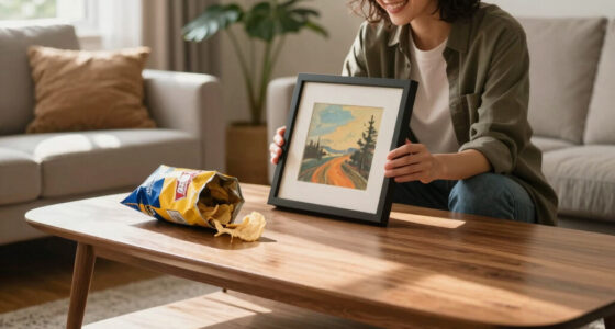 The moment I knew: I gave her one of my paintings, she gave me an empty chip packet