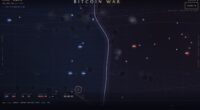 Bitcoin War — live battlefield visualization of the BTC/USDT tape